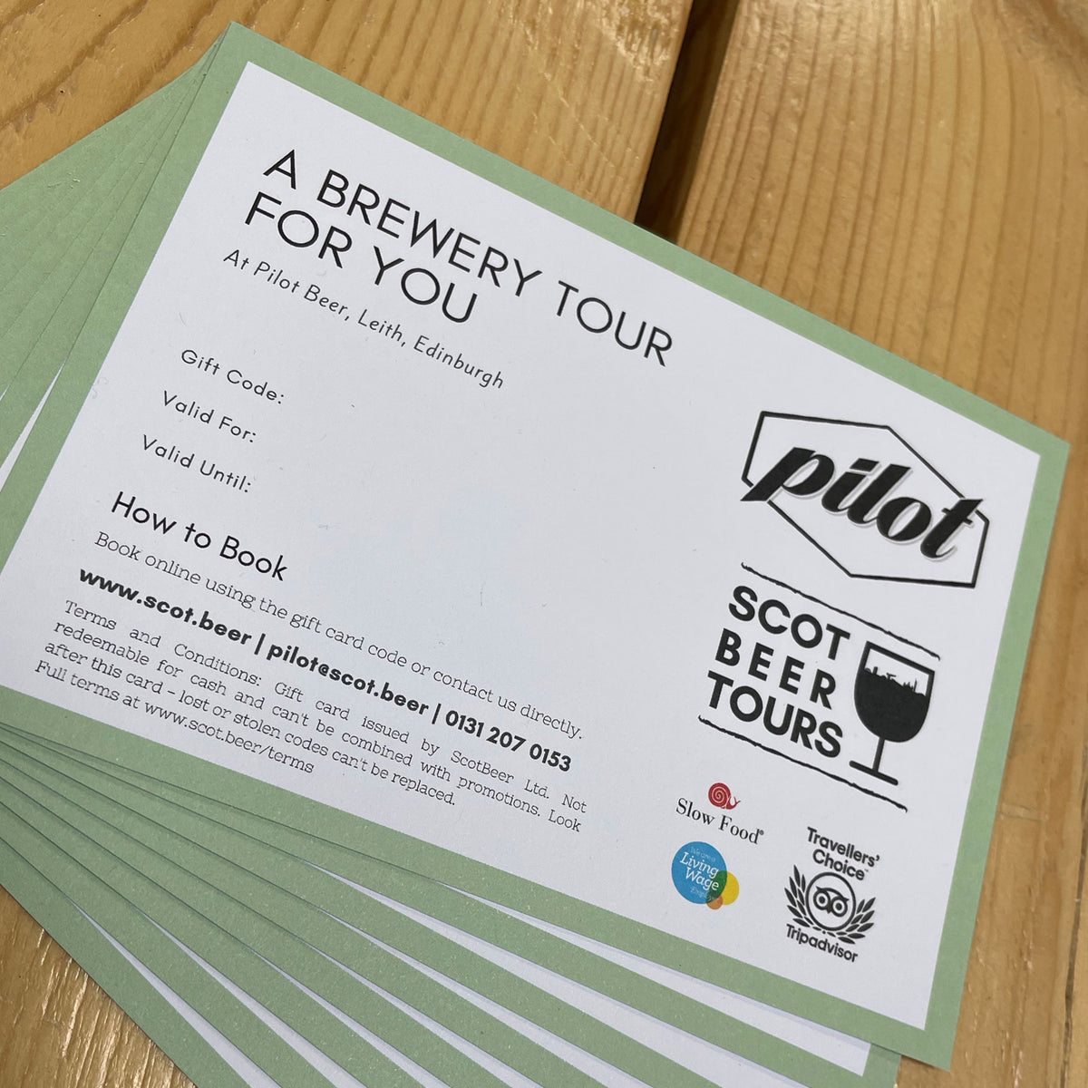 Beer Tour & Tasting Voucher for one Pilot Beer