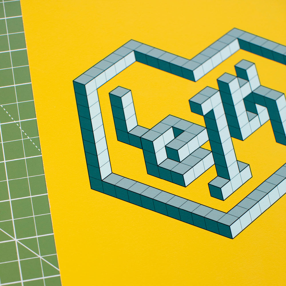 Leith Print A4 - Yellow