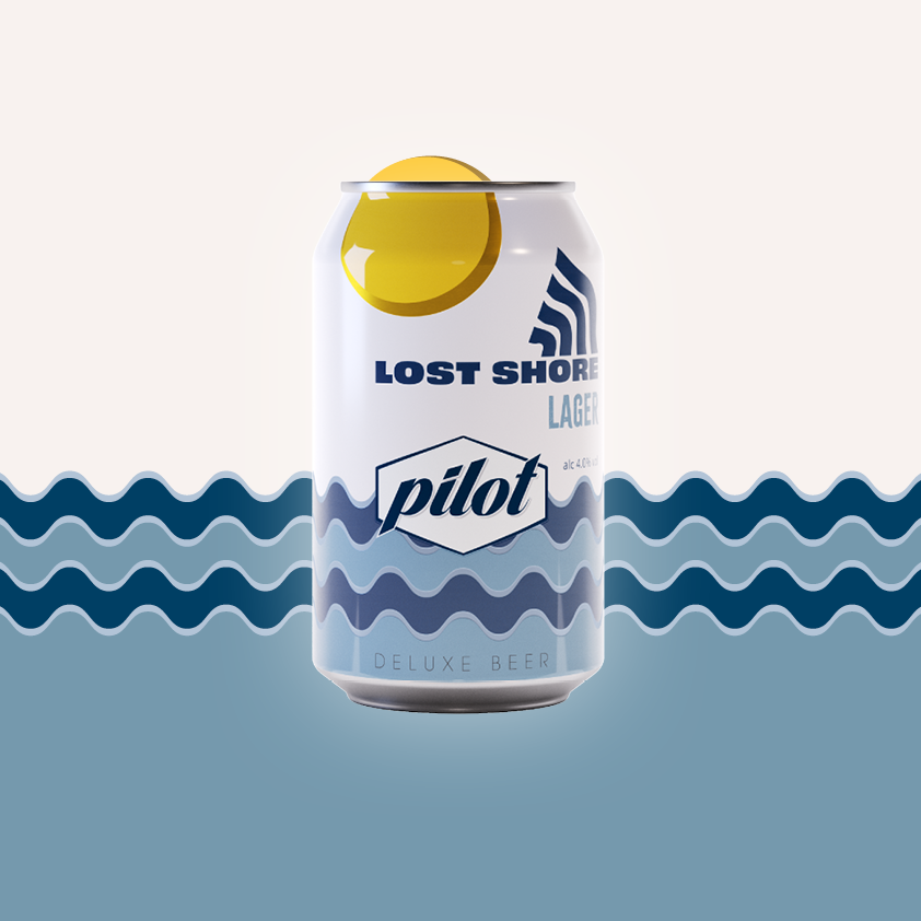 Lost Shore Lager 12 Pack