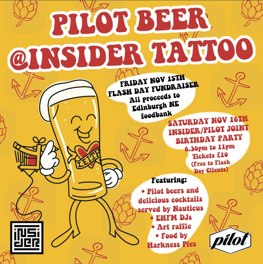 Insider Tattoo x Pilot Birthday Party