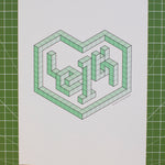 Leith Print A4 - Green